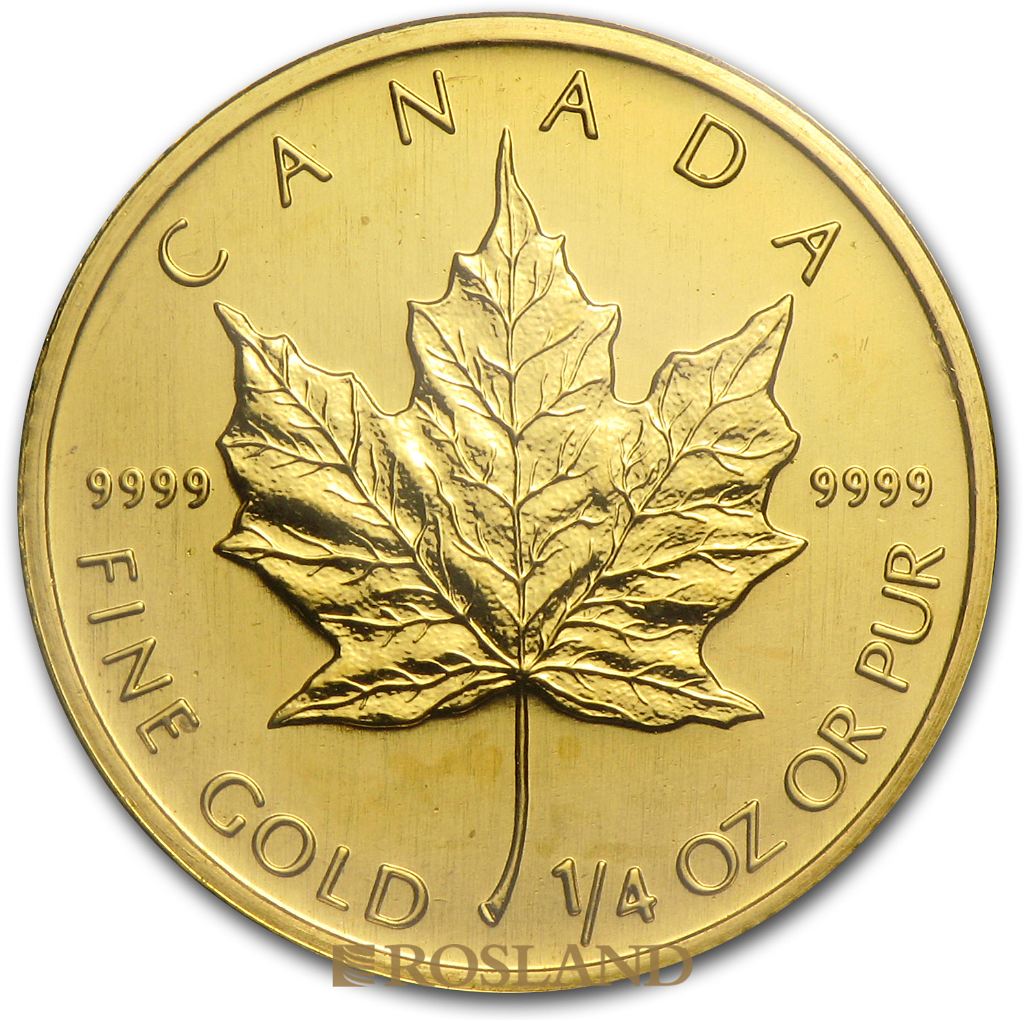 1/4 Unze Goldmünze Kanada Maple Leaf 2003