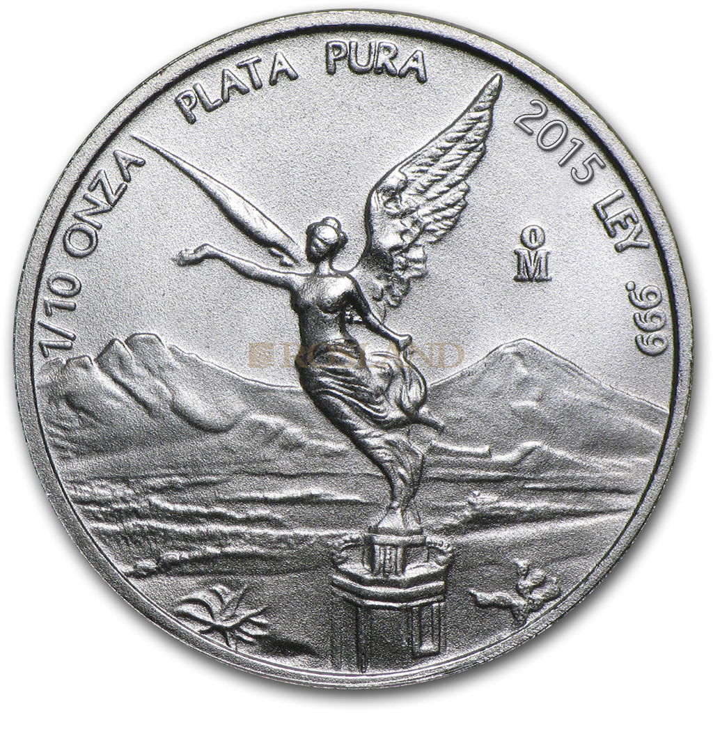 1/10 Unze Silbermünze Mexican Libertad 2015