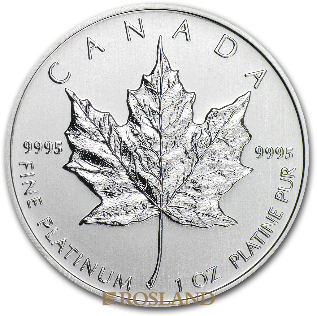 1 Unze Platinmünze Kanada Maple Leaf 2013