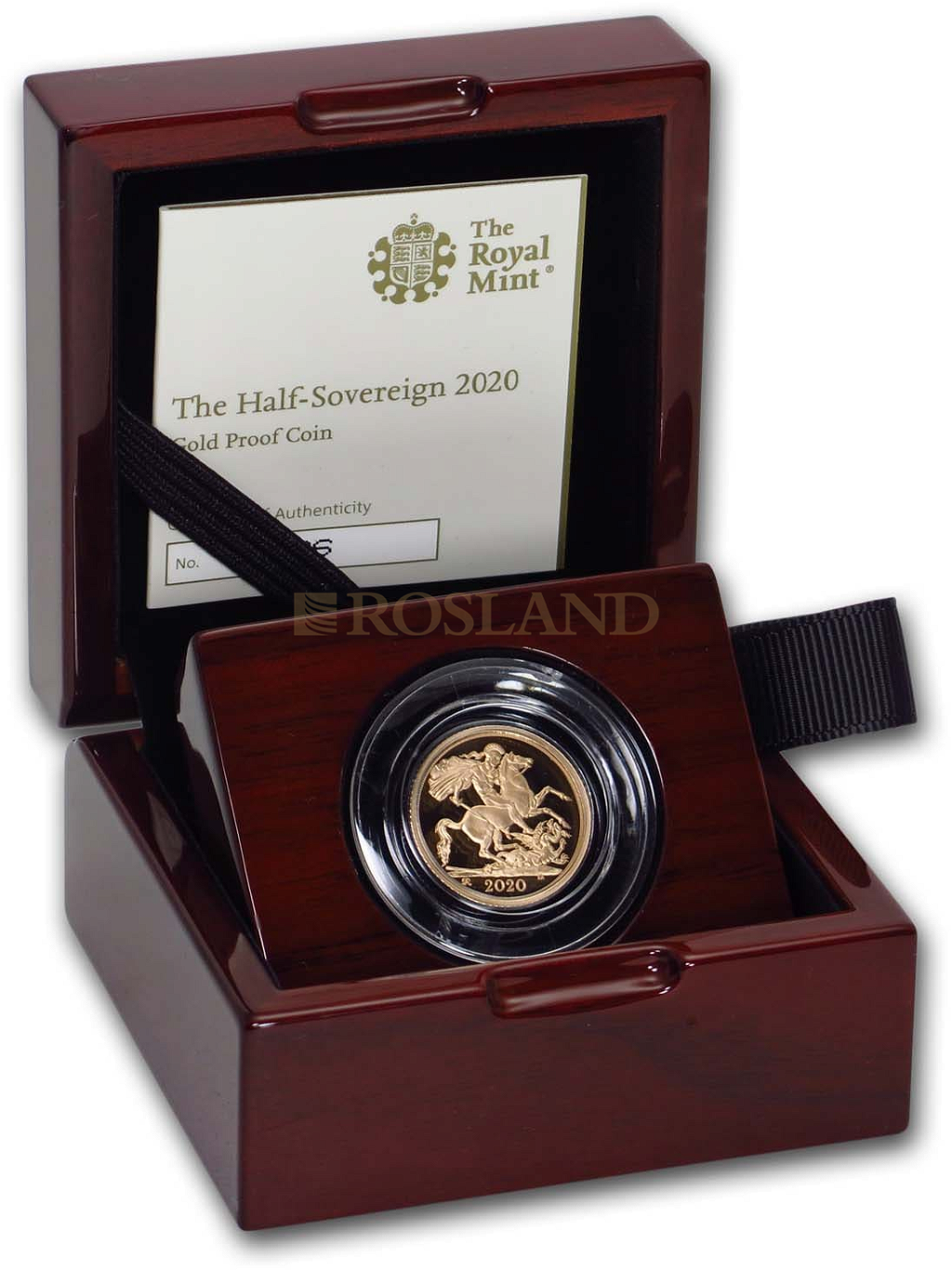 1/2 Sovereign Goldmünze Großbritannien 2020 PP (Box, Zertifikat)