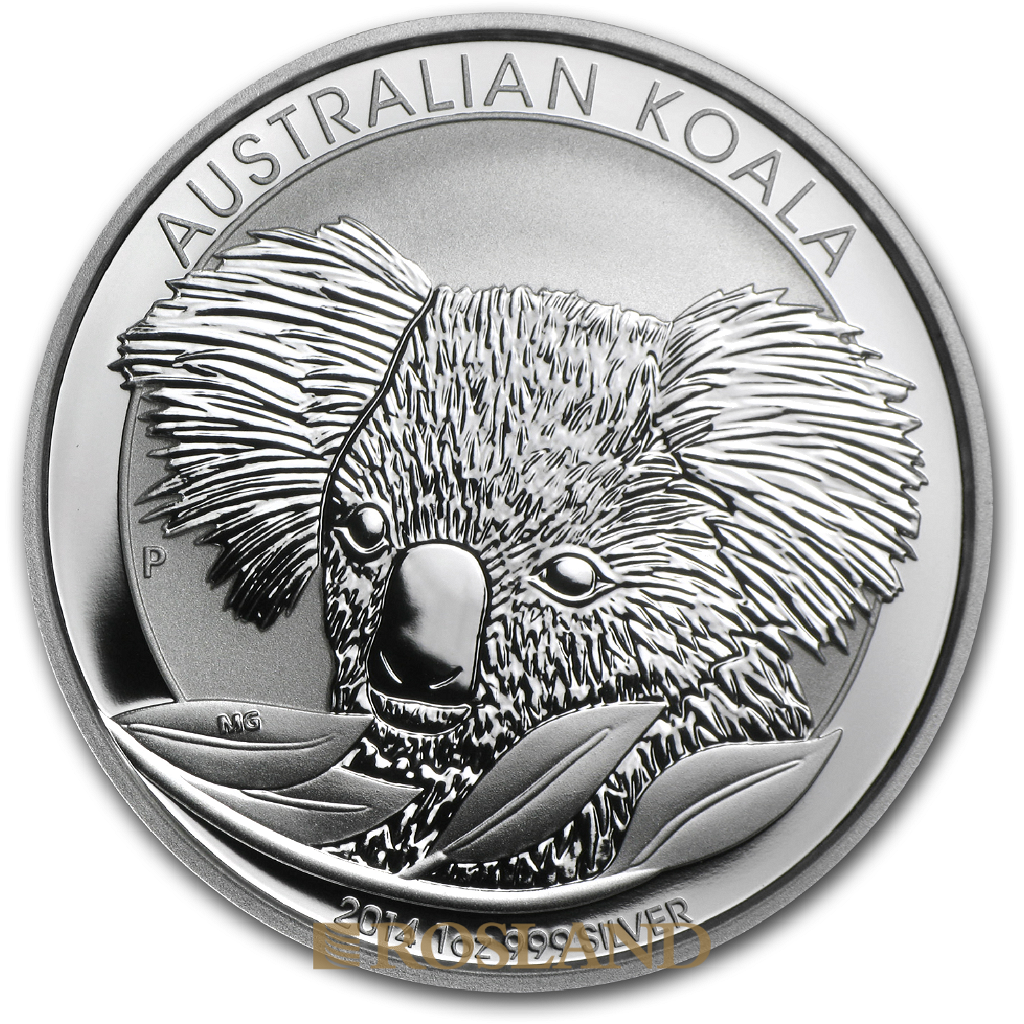 1 Unze Silbermünze Koala 2014