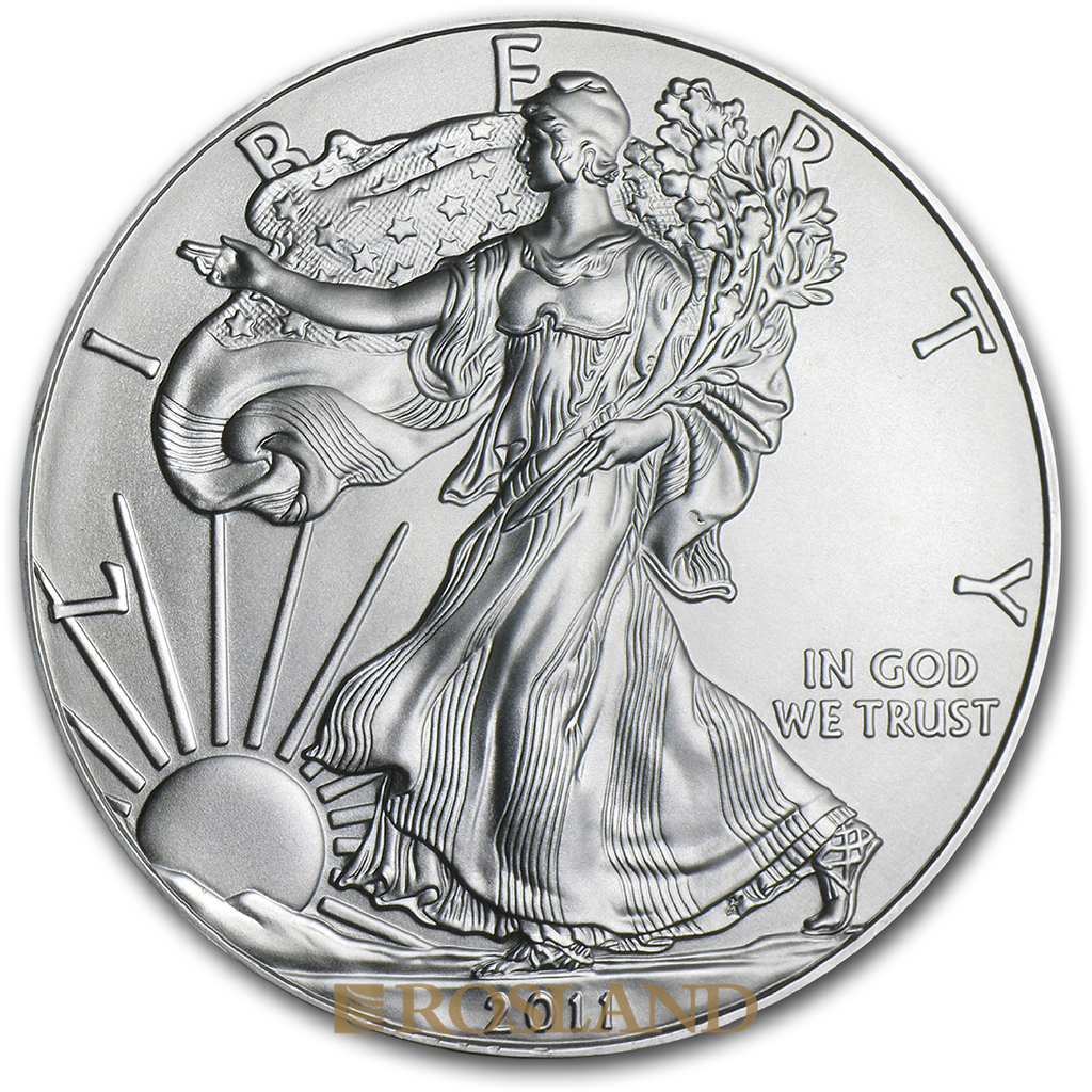 1 Unze Silbermünze American Eagle 2011