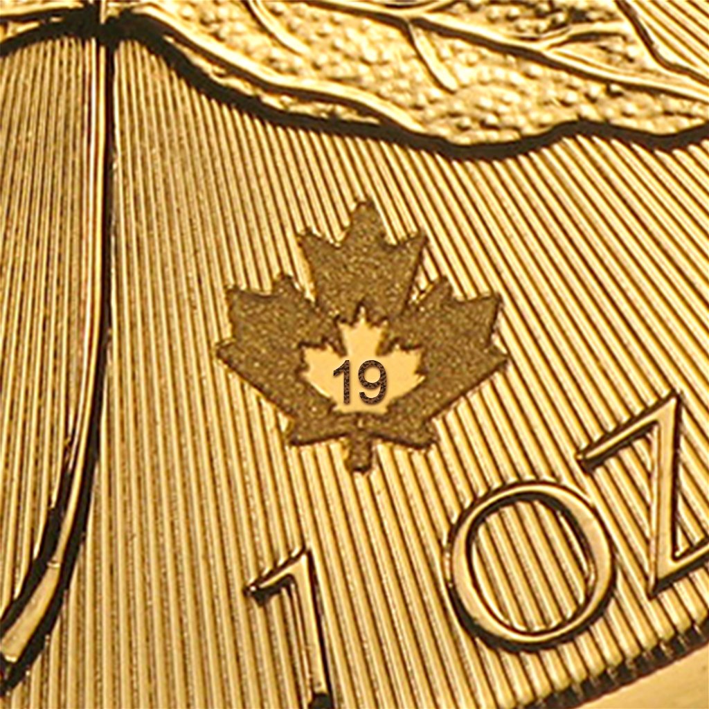 1 Unze Goldmünze Kanada Maple Leaf 2019