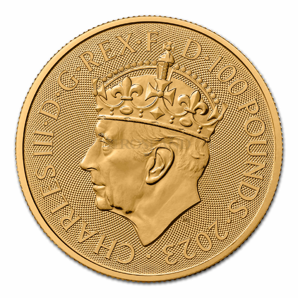 1 Unze Goldmünze Britannia 2023 Coronation