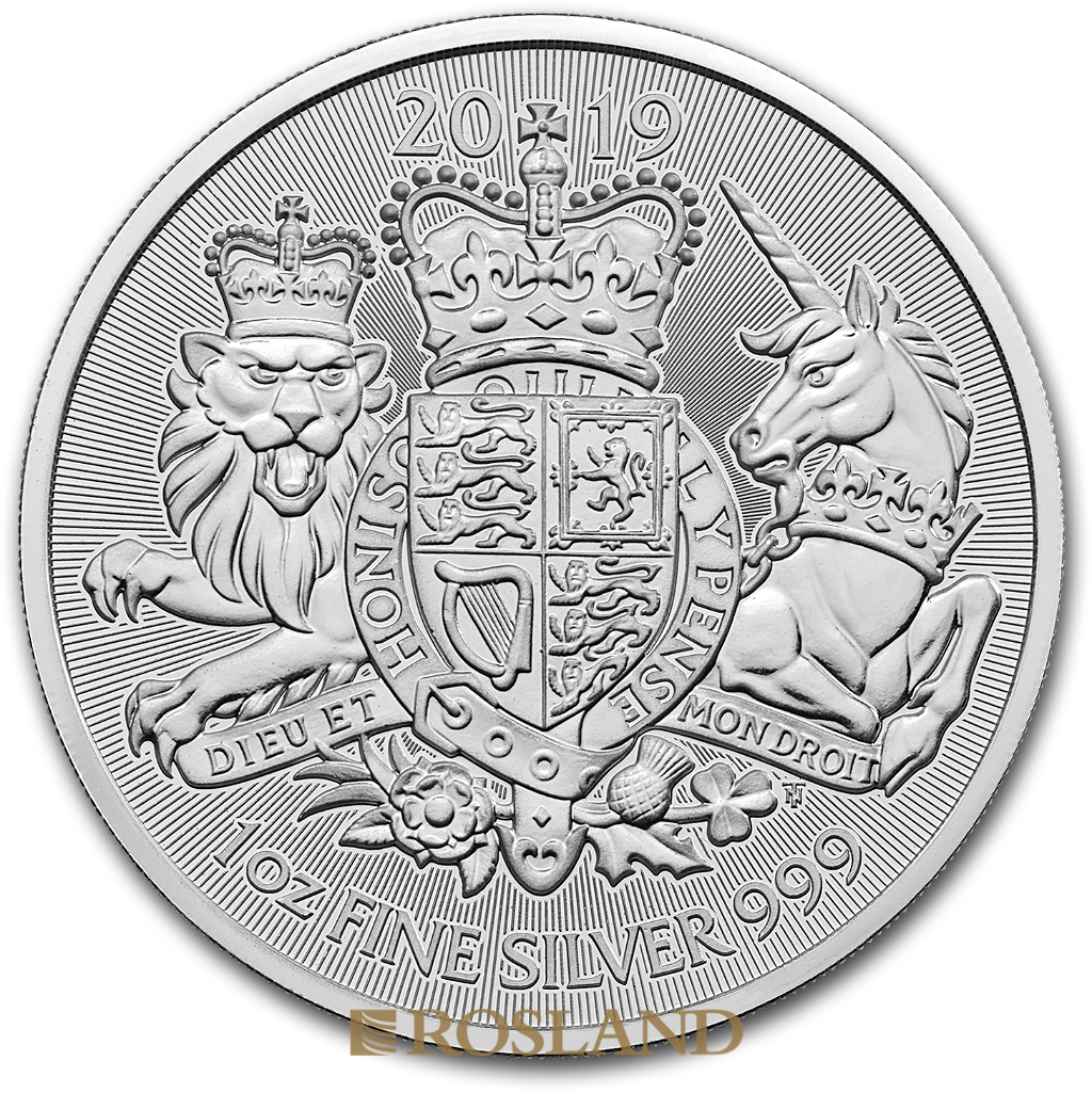 1 Unze Silbermünze Great Britain The Royal Arms 2019