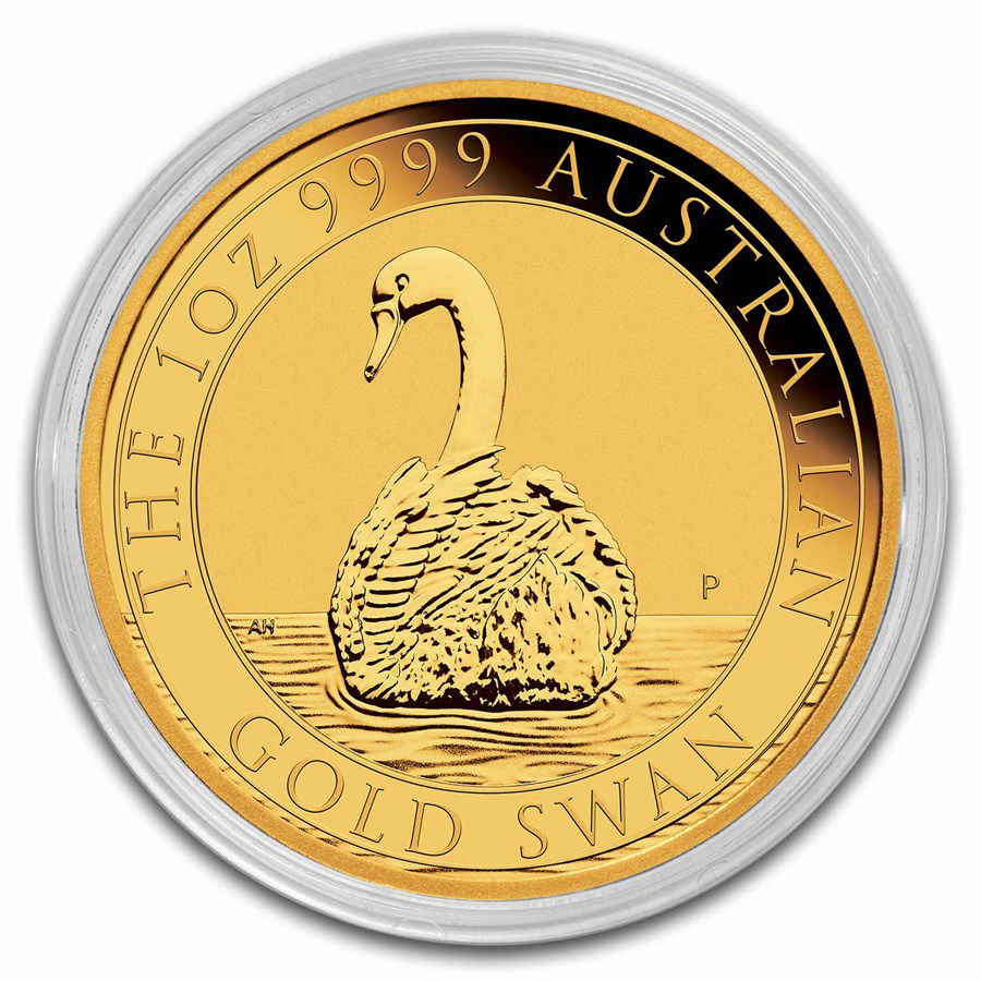 1 Unze Goldmünze Australien Schwan 2023