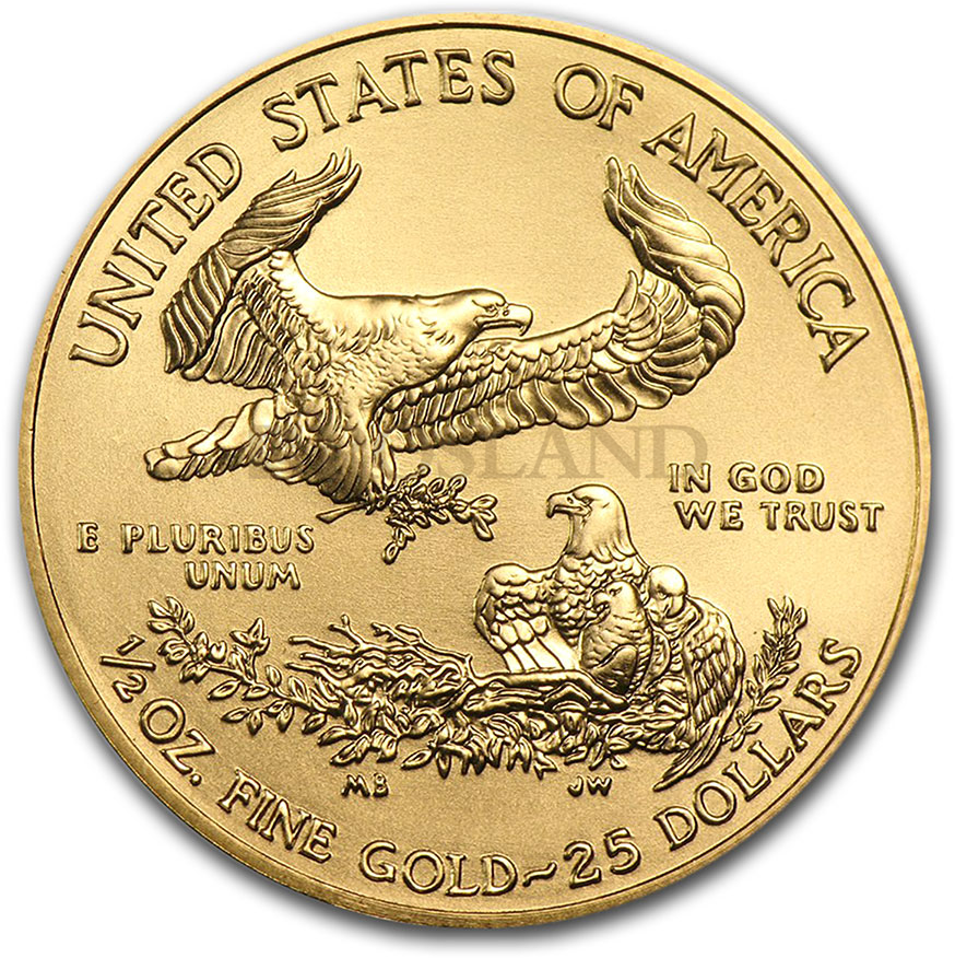 1/2 Unze Goldmünze American Eagle 2020 (Box)