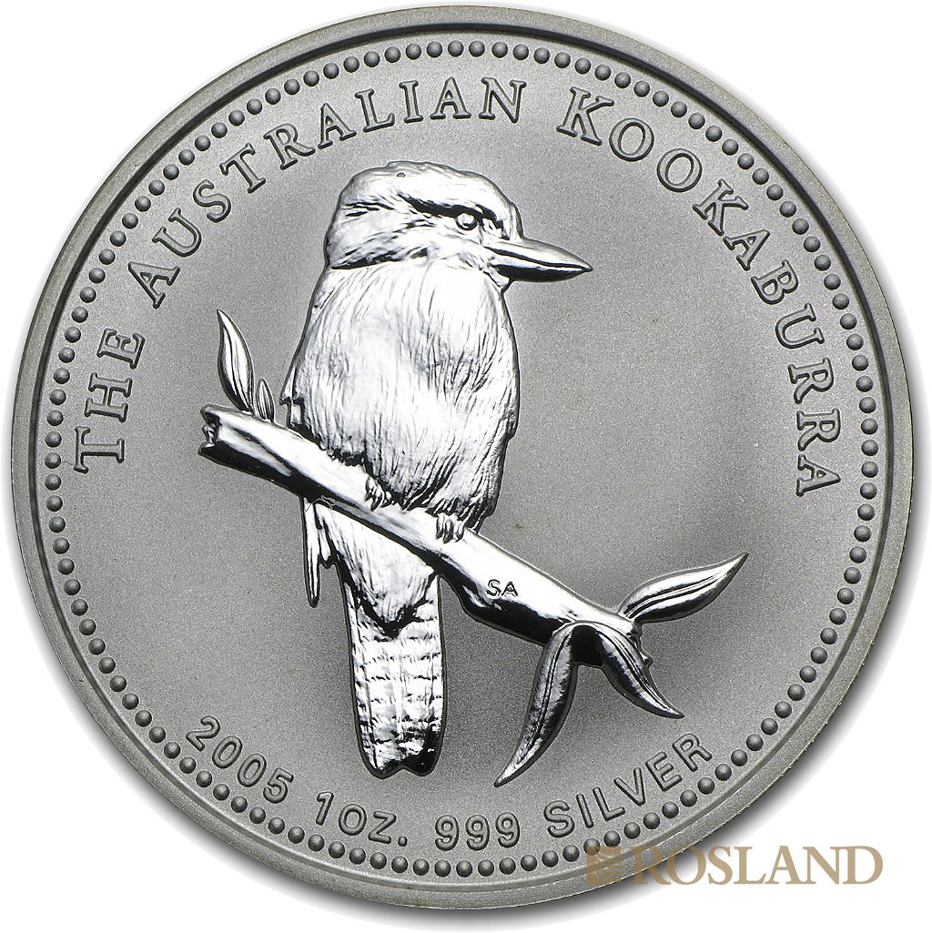 1 Unze Silbermünze Kookaburra 2005
