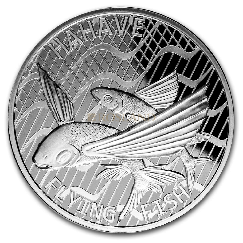 1 Unze Silbermünze Tokelau Flying Fish 2020