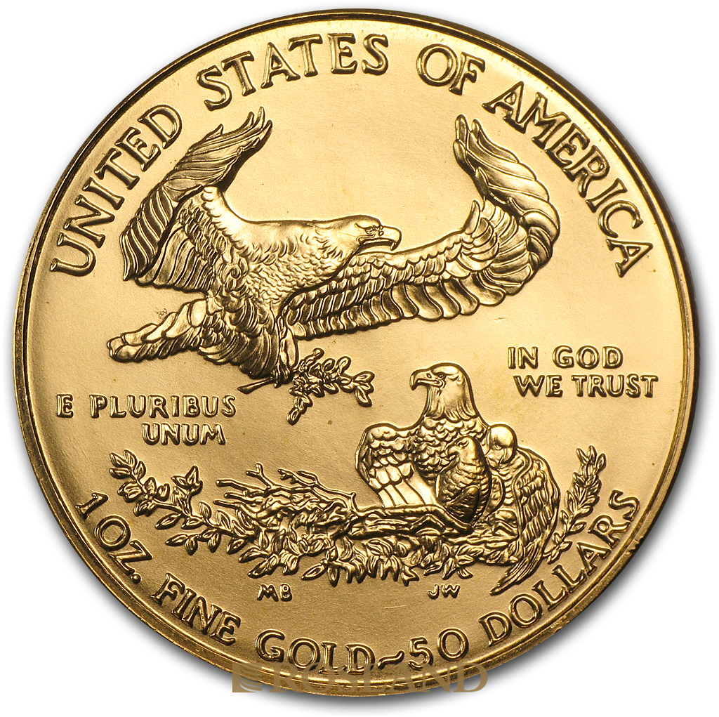 1 Unze Goldmünze American Eagle 1998