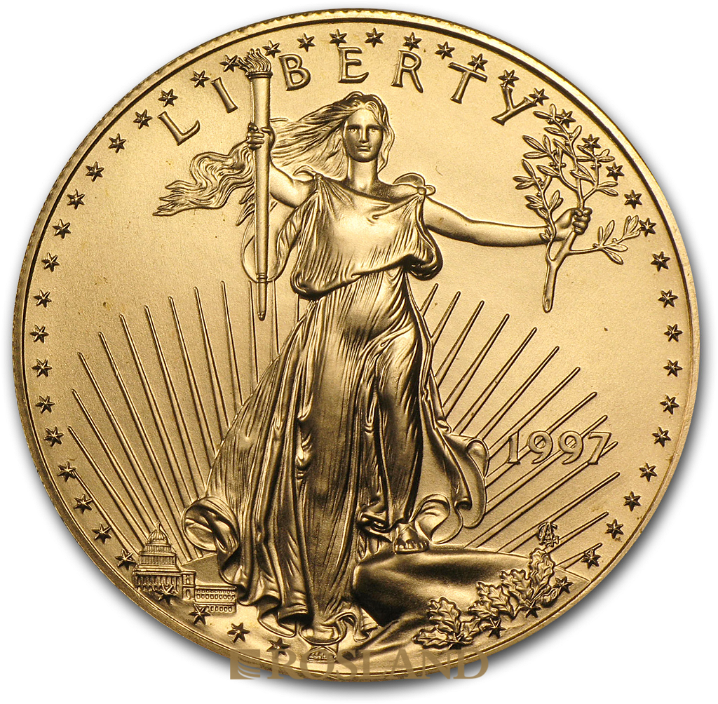 1 Unze Goldmünze American Eagle 1997