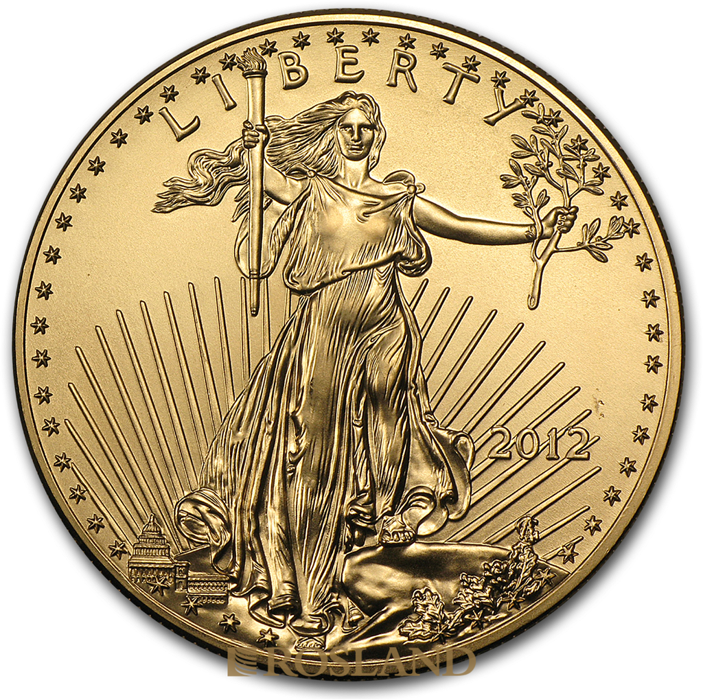 1 Unze Goldmünze American Eagle 2012