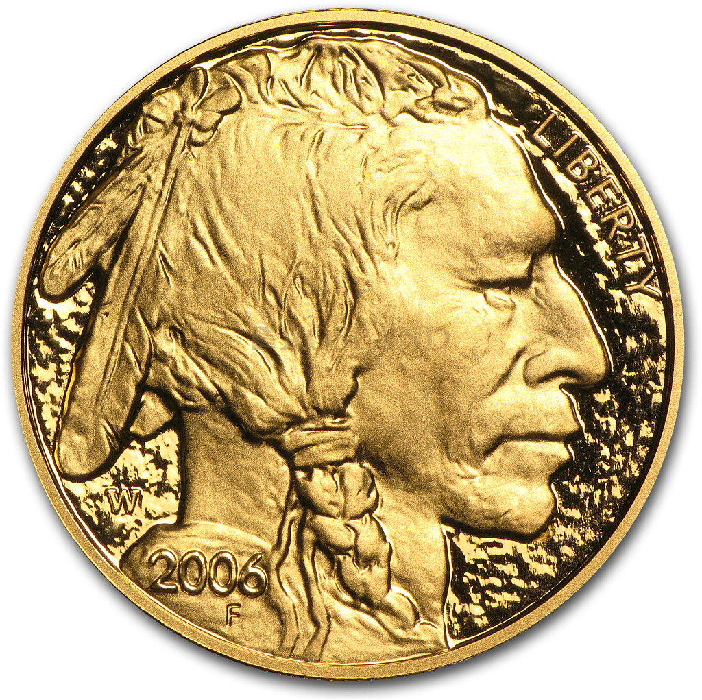 1 Unze Goldmünze American Buffalo 2006 PP (Box, Zertifikat)