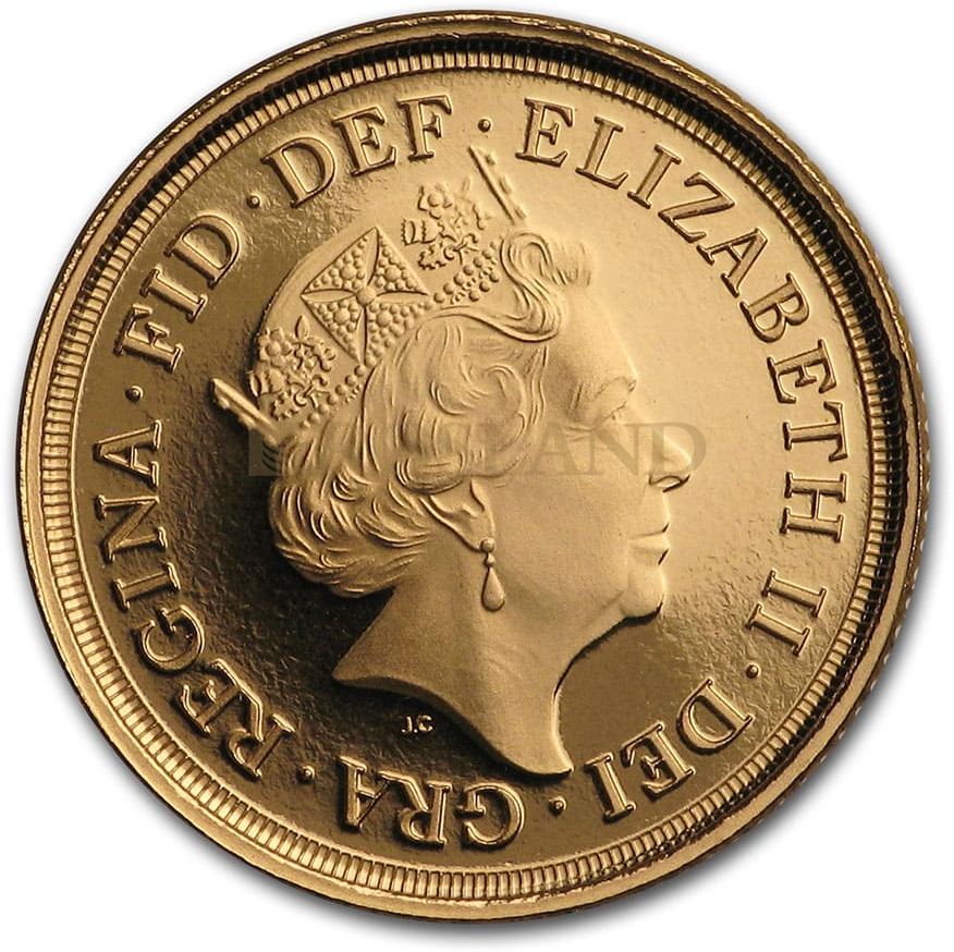 2,059 Unzen - 5 Goldmünzen Set Großbritannien Sovereign 2020 PP (Box, Zertifikat)
