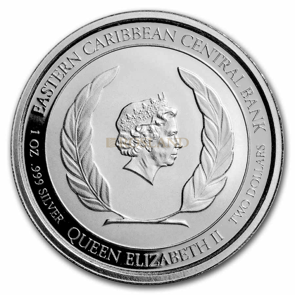 1 Unze Silbermünze EC8 Antigua & Barbuda Frigatebird 2021