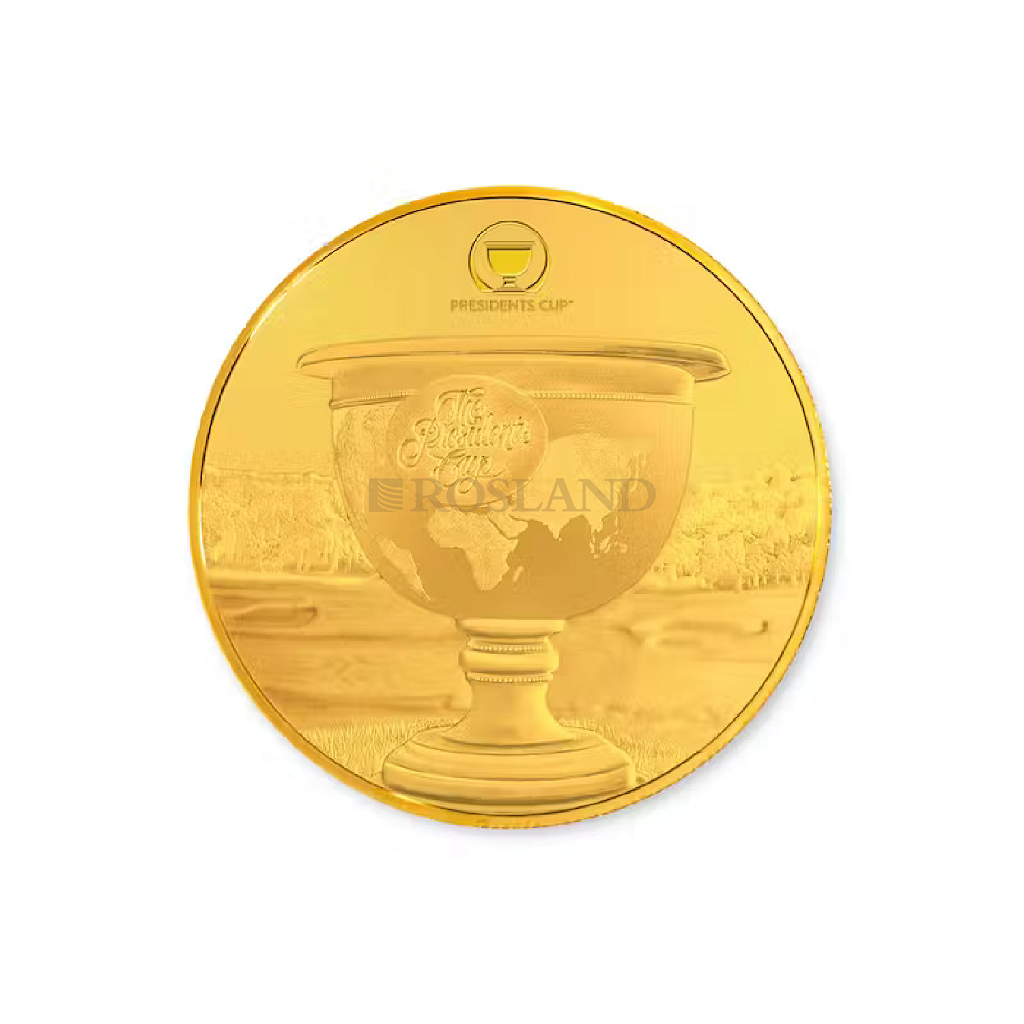 1,5 Unzen Goldmünzen Set Presidents Cup® 2022 PP (Box, Zertifikat)