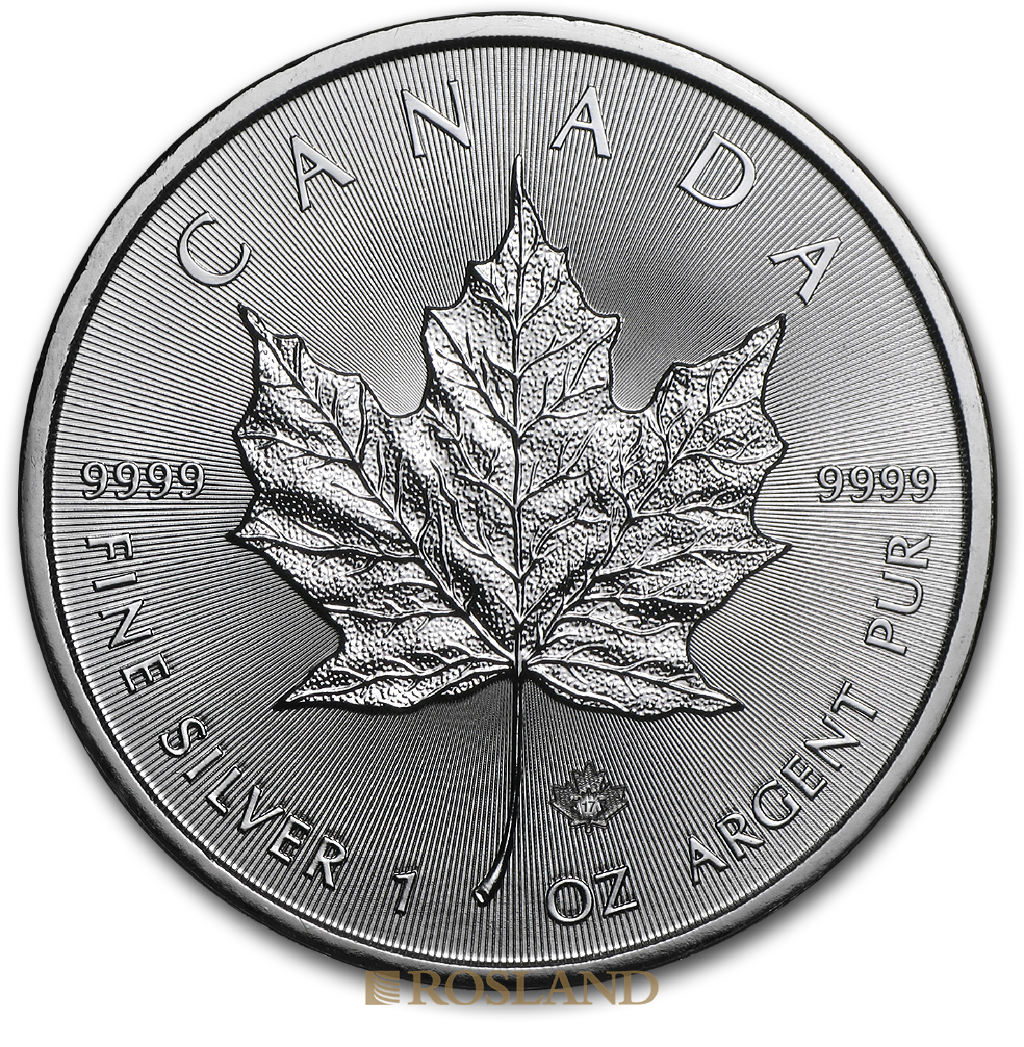 1 Unze Silbermünze Kanada Maple Leaf 2017