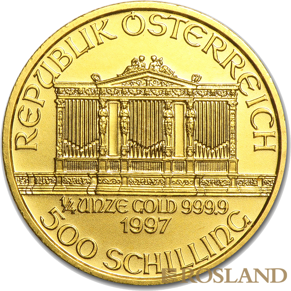 1/4 Unze Goldmünze Wiener Philharmoniker 1997
