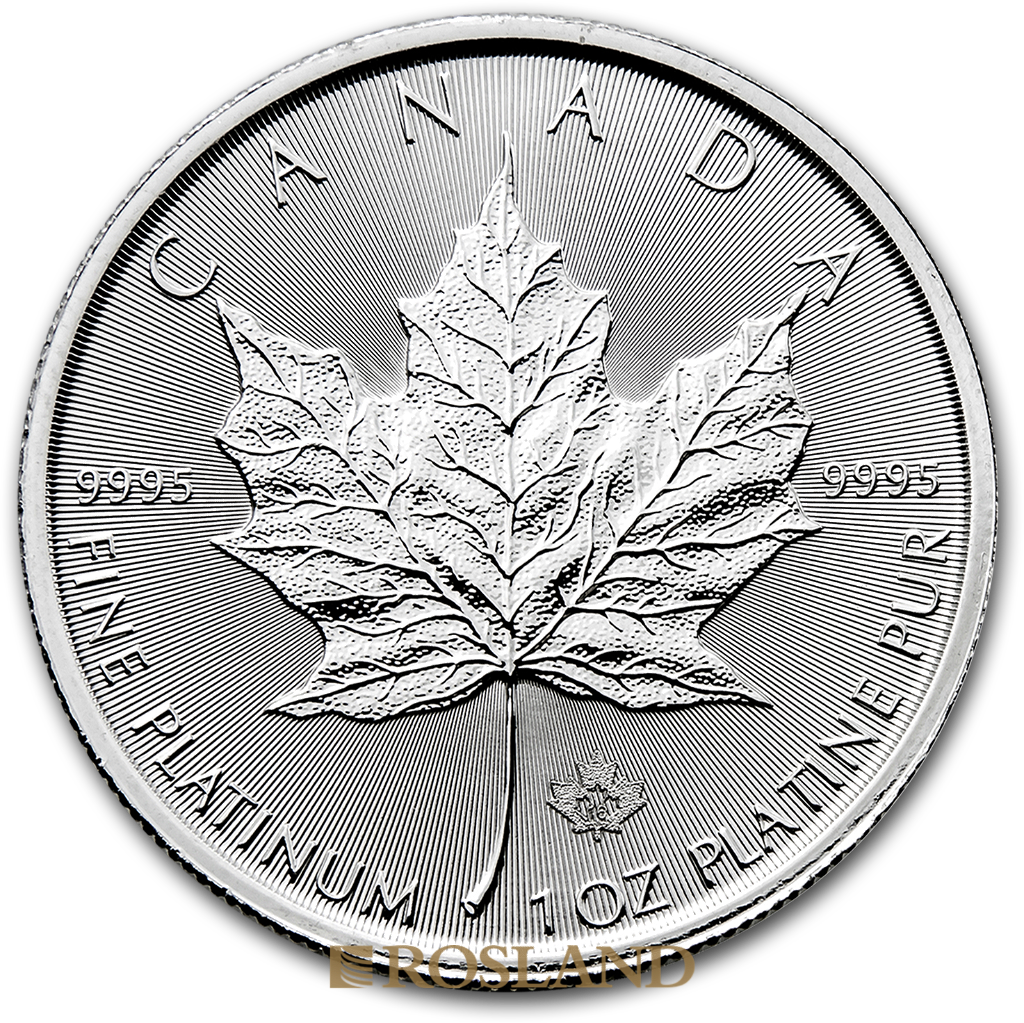 1 Unze Platinmünze Kanada Maple Leaf 2016
