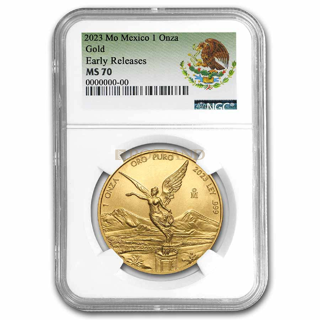 1 Unze Goldmünze Mexican Libertad 2023 NGC MS-70 Early Release