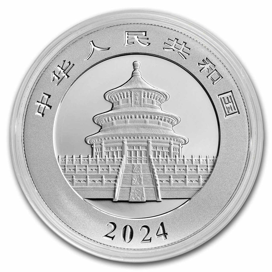 30 Gramm Silbermünze China Panda 2024