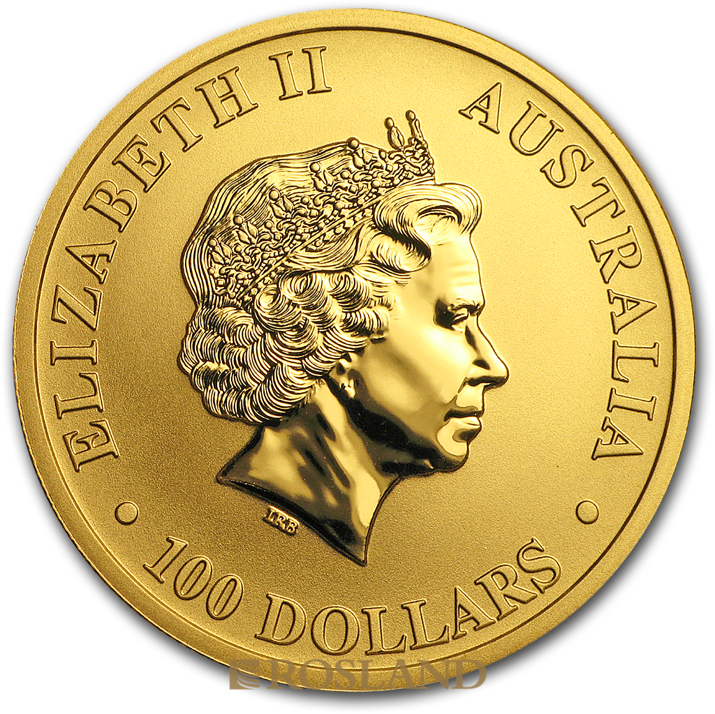 1 Unze Goldmünze Australien Känguru 2018