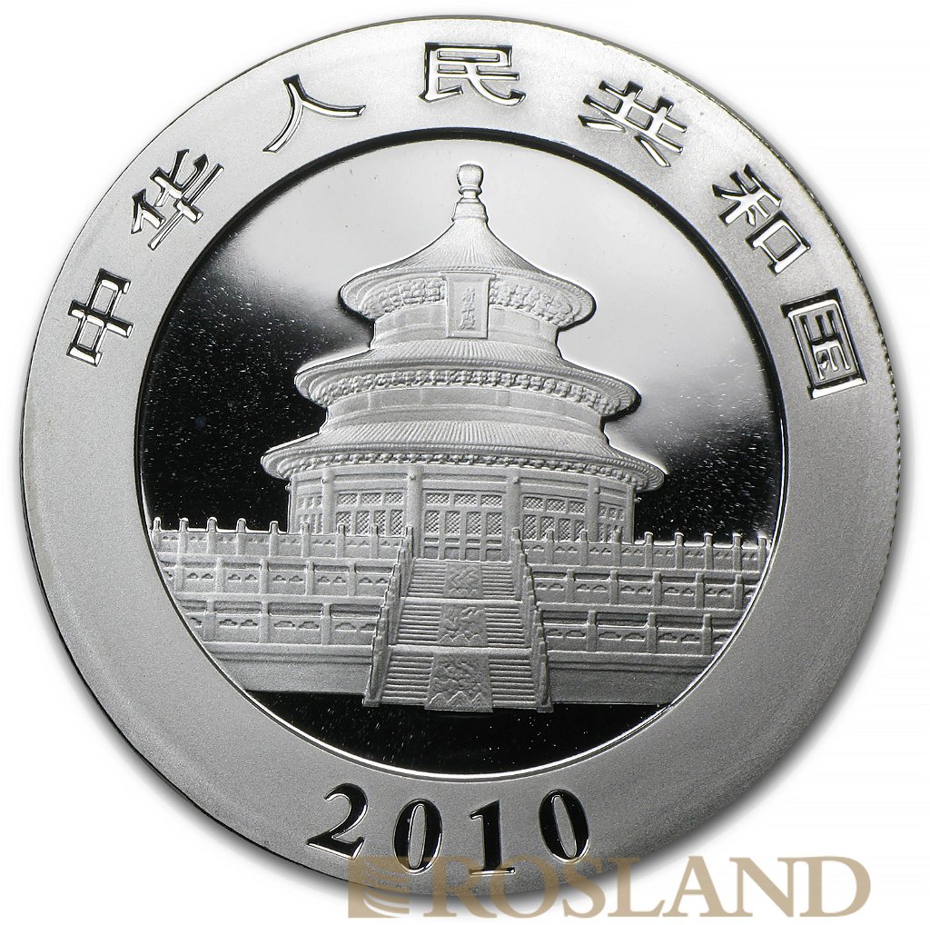 1 Unze Silbermünze China Panda 2010