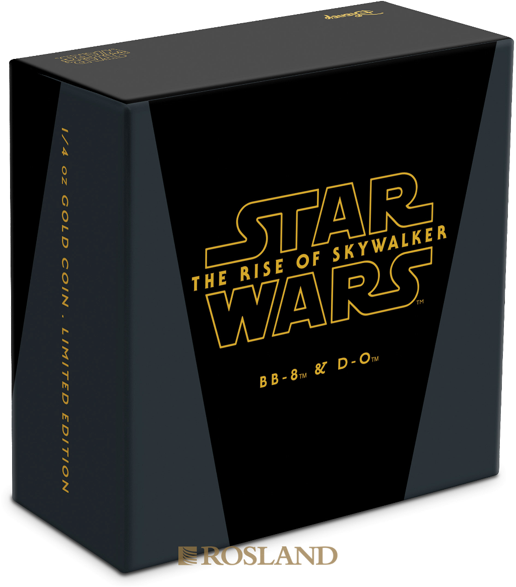 1/4 Unze Goldmünze Star Wars™ The Rise of Skywalker BB-8™ & D-O™ 2019 PP (Box, Zertifikat)
