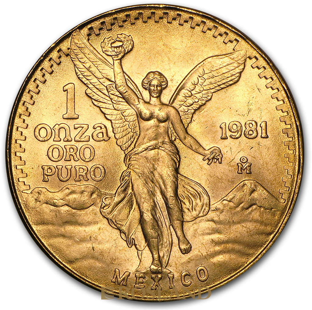 1 Unze Goldmünze Mexican Libertad 1981