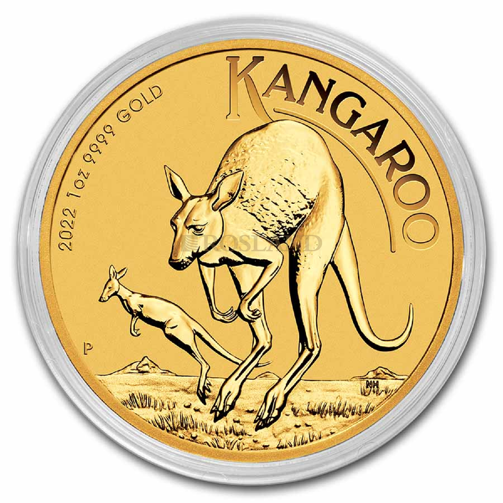 1 Unze Goldmünze Australien Känguru 2022