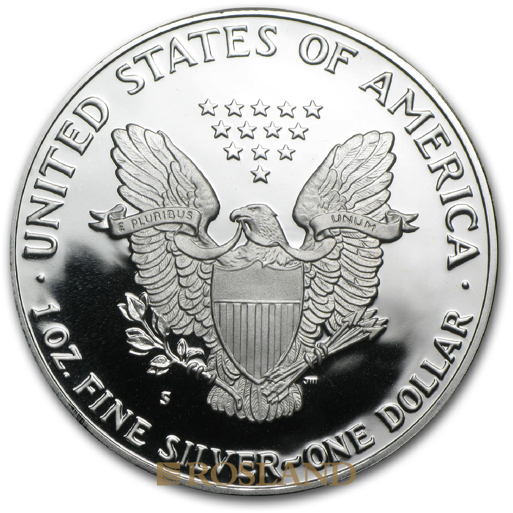 1 Unze Silbermünze American Eagle 1987 (S) PP PCGS PR-70 DCAM