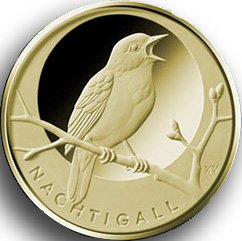 20 Euro Goldmünze Heimische Vögel - Nachtigall 2016 Berlin (A)