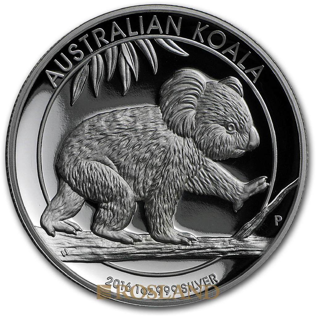 1 Unze Silbermünze Koala 2016 PP (HR, Box, Zertifikat)