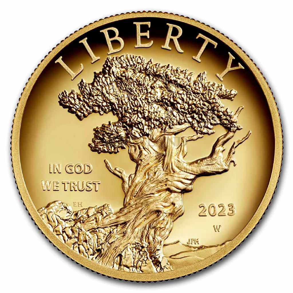 1 Unze Goldmünze American Liberty 2023 PP PCGS PR-70 (HR, DCAM, FS)