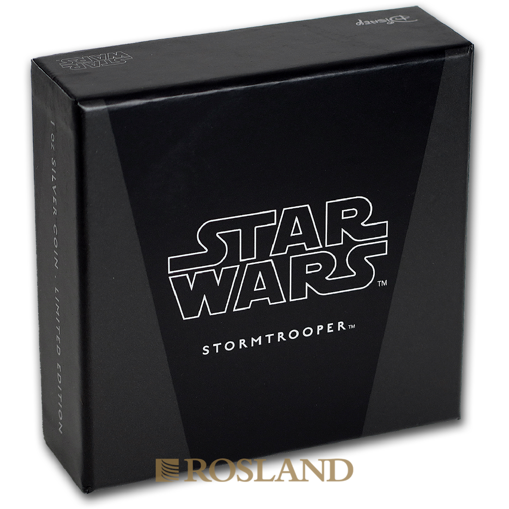 1 Unze Silbermünze Star Wars™ Stormtrooper 2019 PP (Box, Zertifikat)