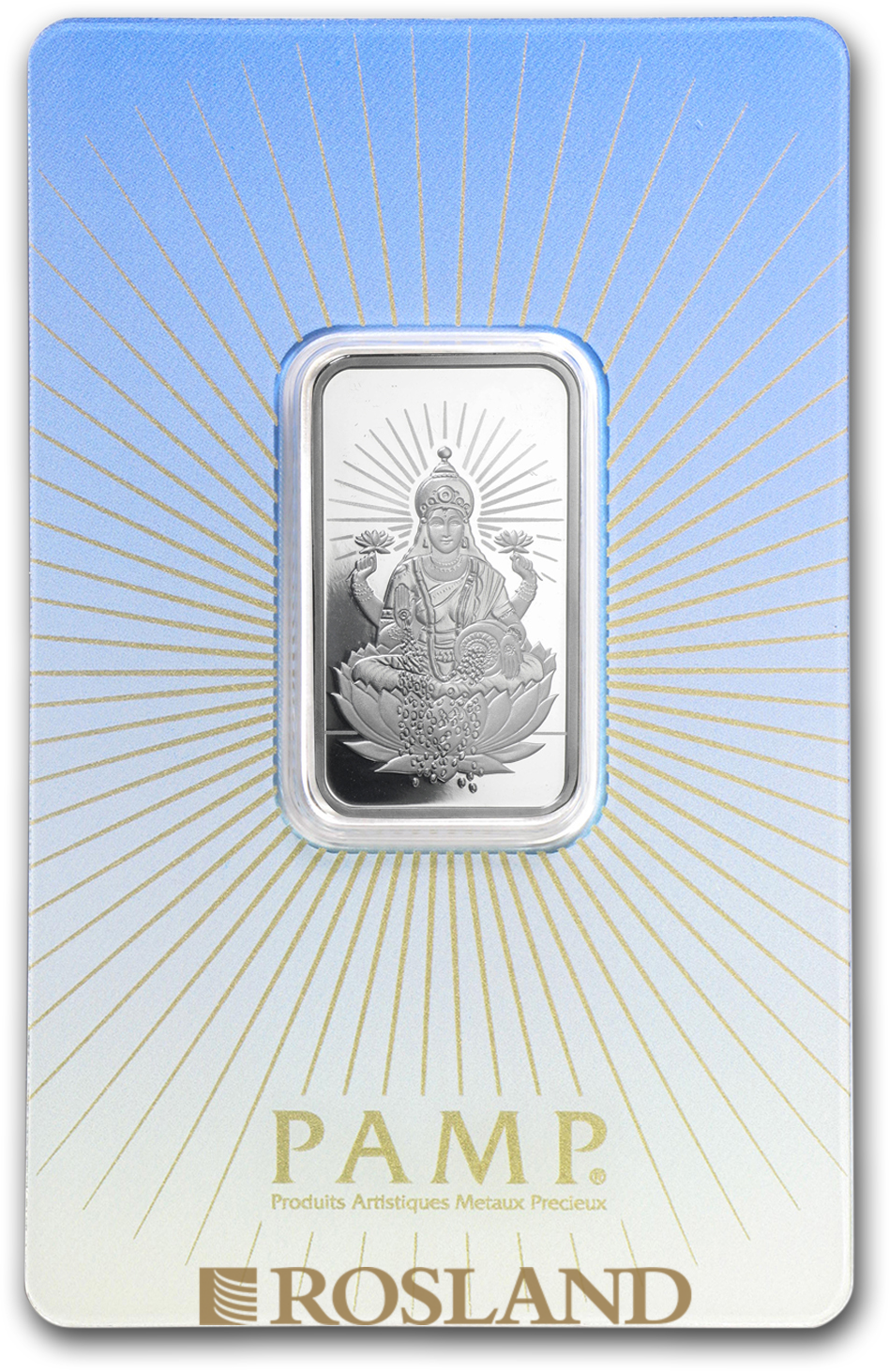 10 Gramm Silberbarren PAMP Religion - Lakshmi