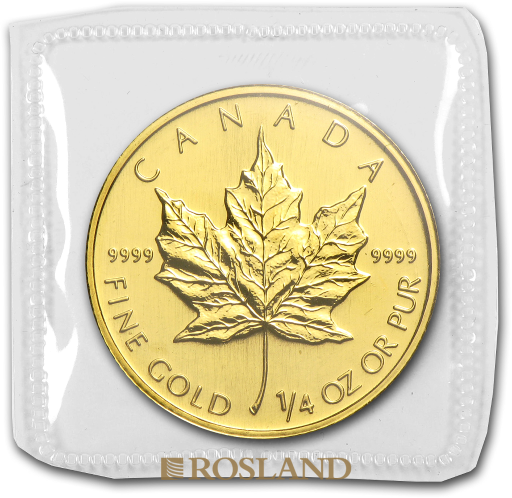 1/4 Unze Goldmünze Kanada Maple Leaf 2008