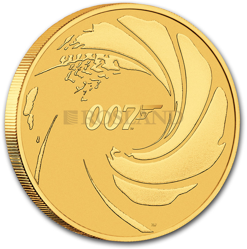 1 Unze Goldmünze Tuvalu 007 James Bond 2020