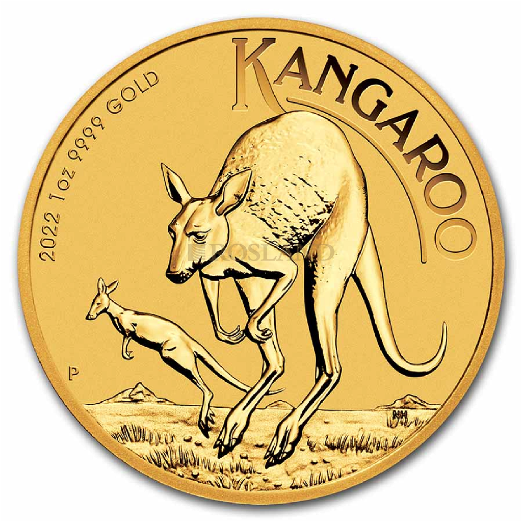 1 Unze Goldmünze Australien Känguru 2022