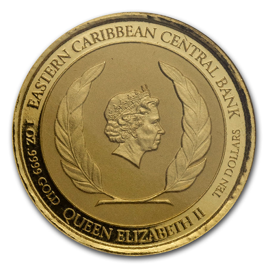 1 Unze Goldmünze EC8 St. Vincent & the Grenadines Pax Et Justitia 2020 (Blister, Zertifikat) 