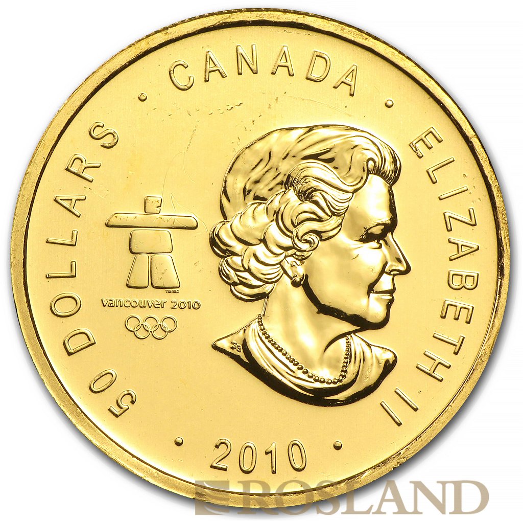 1 Unze Goldmünze Kanada Maple Leaf 2010 - Vancouver Edition