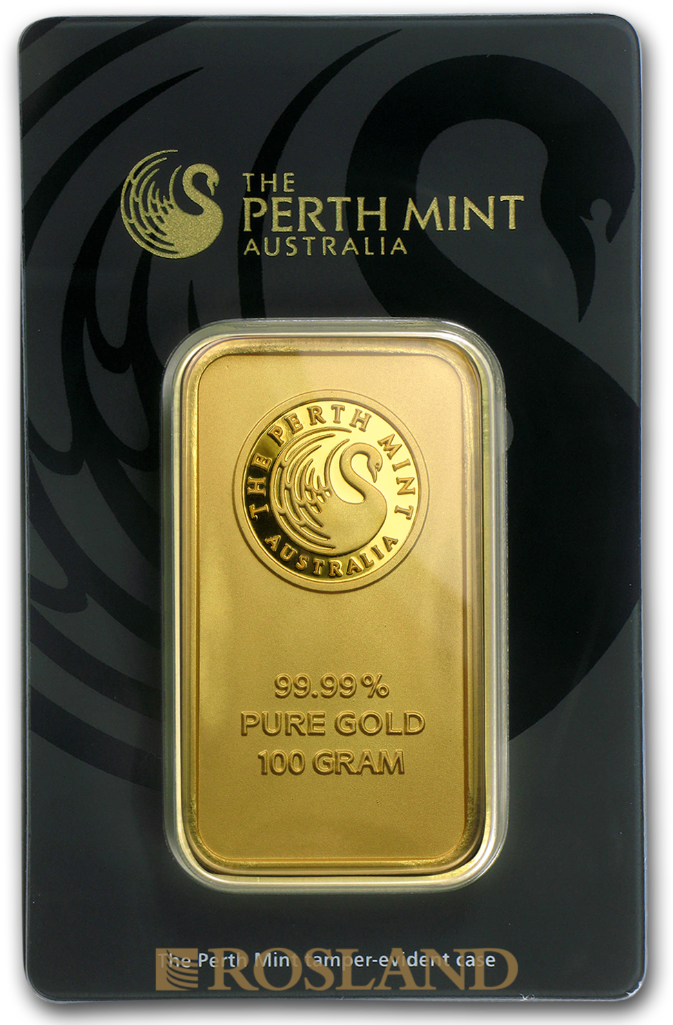 100 Gramm Goldbarren Perth Mint