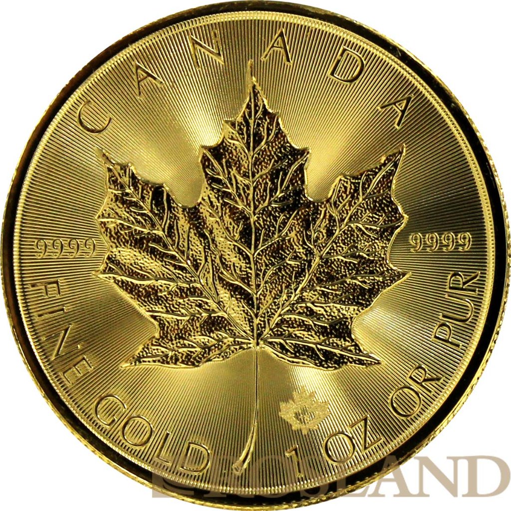 1/2 Unze Goldmünze Kanada Maple Leaf 2018
