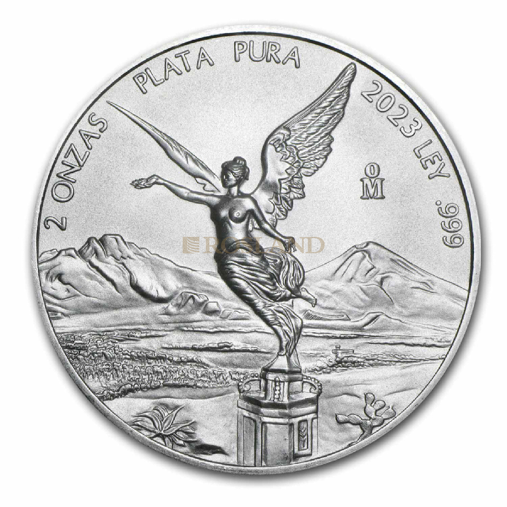 2 Unzen Silbermünze Mexican Libertad 2023