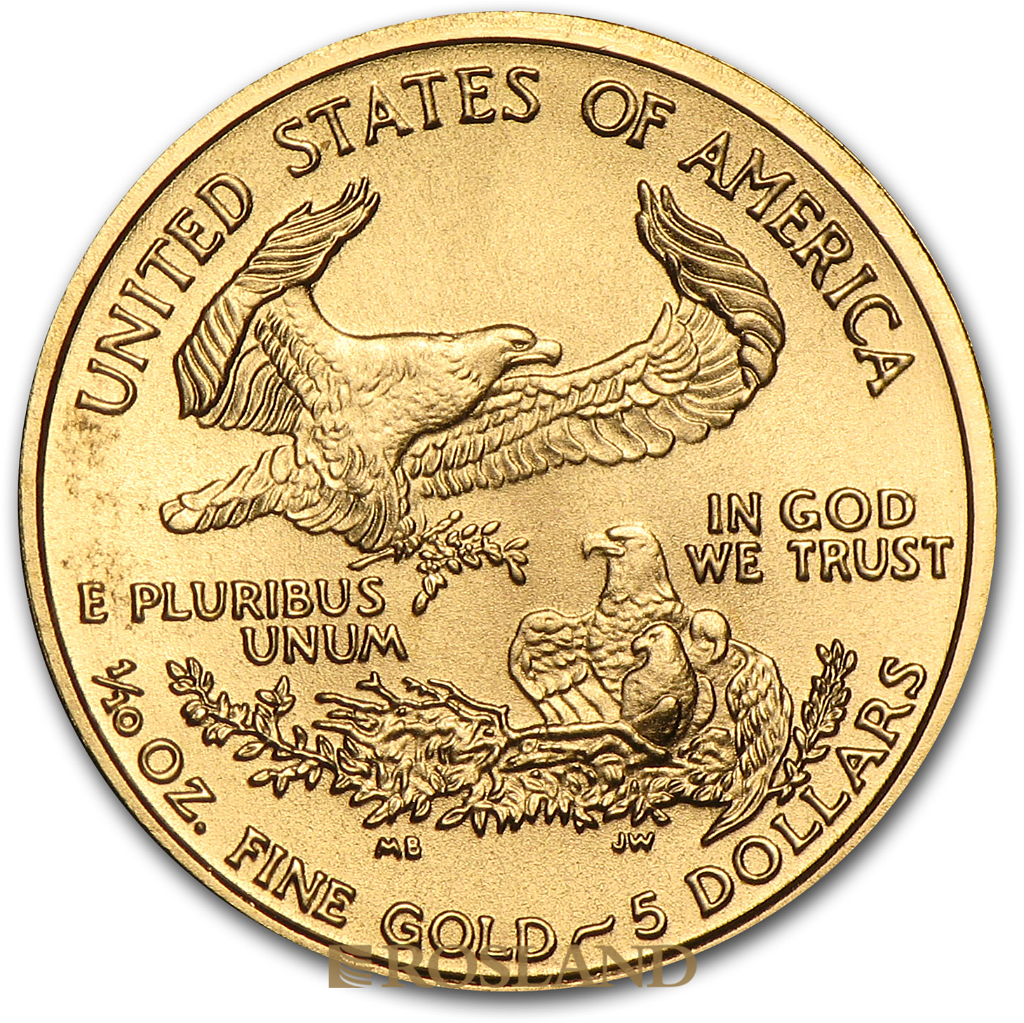 1/10 Unze Goldmünze American Eagle 2005