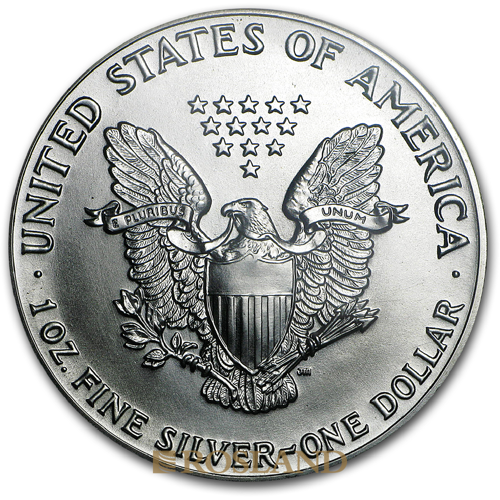 1 Unze Silbermünze American Eagle 1987 PCGS MS-70