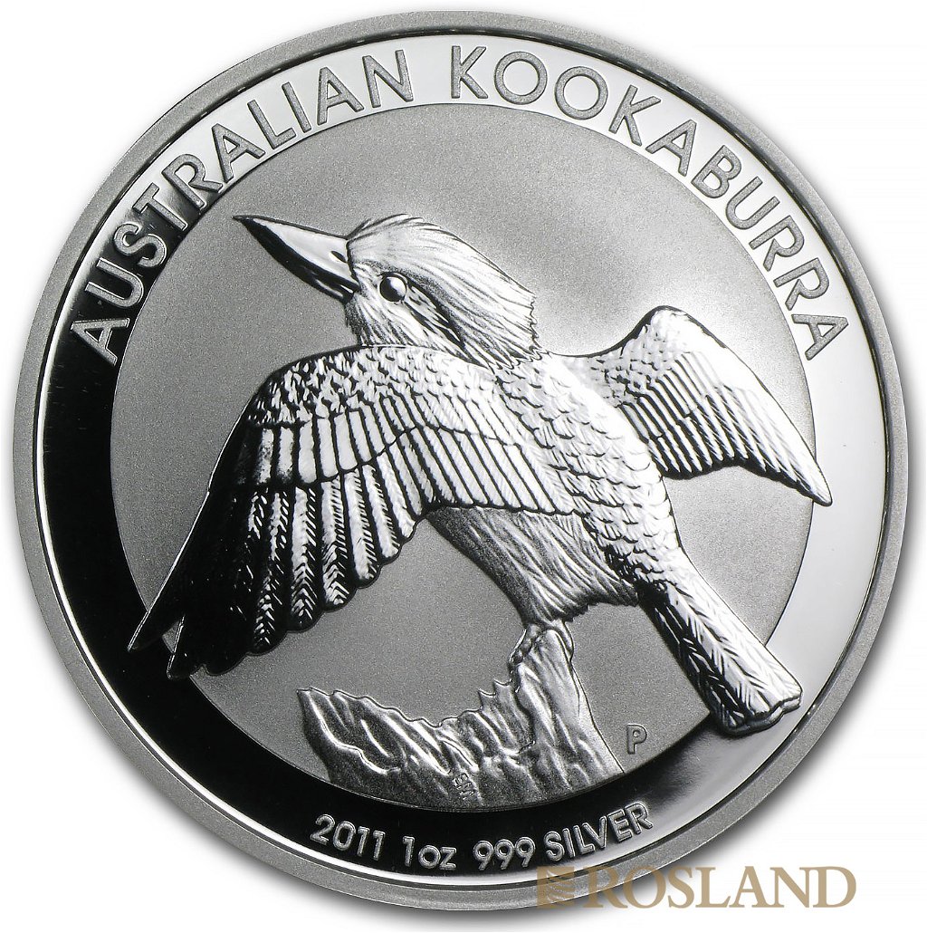 1 Unze Silbermünze Kookaburra 2011