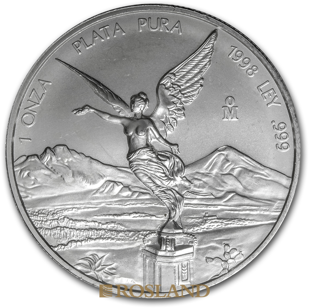 1 Unze Silbermünze Mexican Libertad 1998