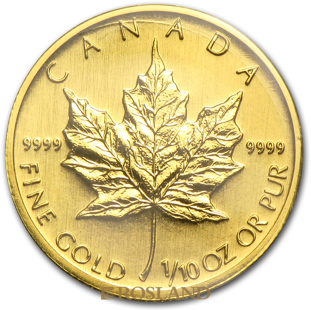 1/10 Unze Goldmünze Kanada Maple Leaf 2006