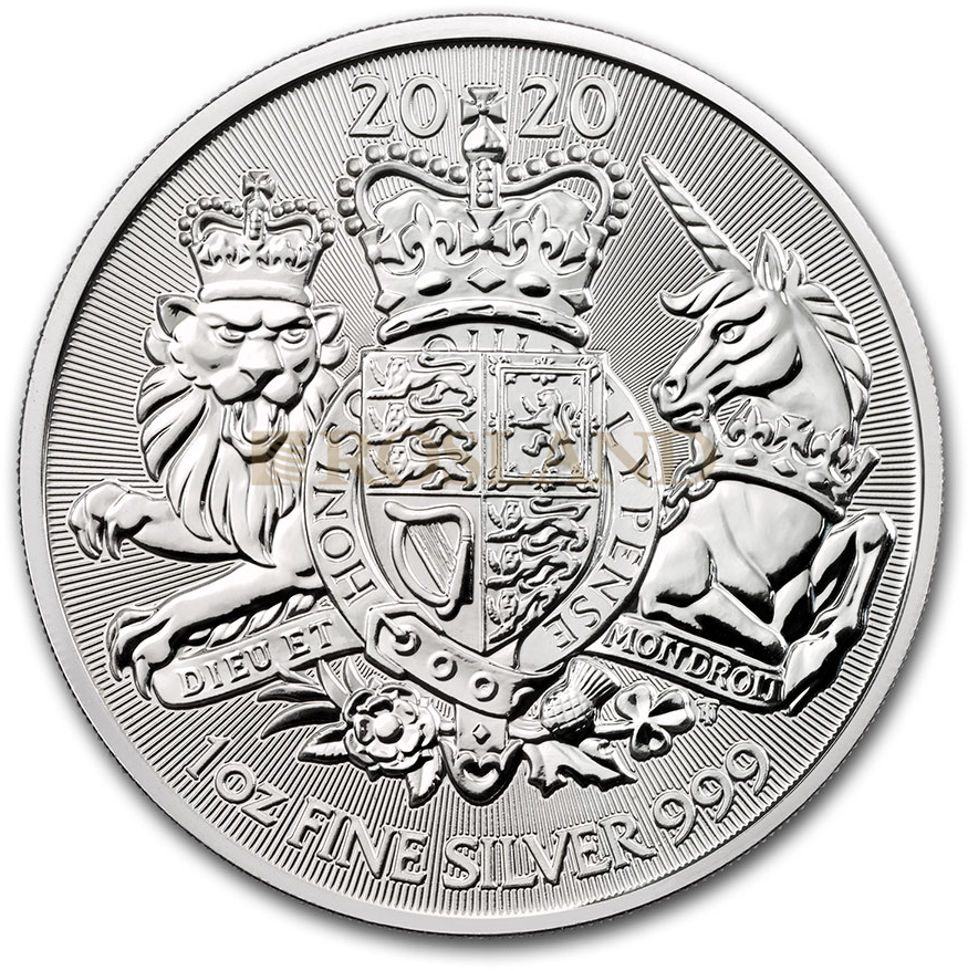 1 Unze Silbermünze Great Britain The Royal Arms 2020